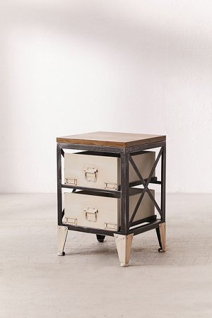 Small Industrial Storage Side Table | Urban Outfitters