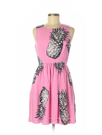 Crown & Ivy Women Pink Casual Dress 8 Petite | eBay