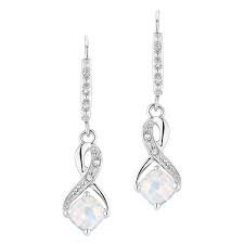 silver dangle earrings - Google Search