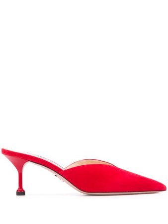 Prada low-heel pumps red 1S633LF012008 - Farfetch