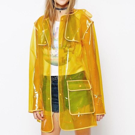 ASOS Jackets & Coats | Iso Clear Asos Rain Trench Coat | Poshmark