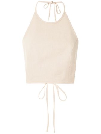 Framed Petit Bubbles cropped top