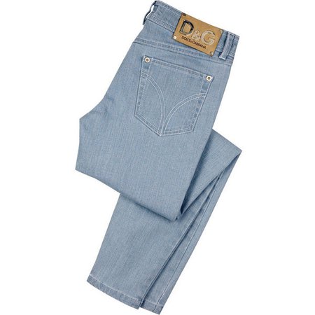 light blue folded skinny jeans