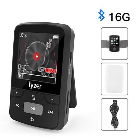 Iyzer 16GB MP3 Player with Bluetooth