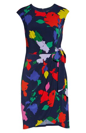 Julia Jordan Floral Wrap Skirt Dress | Nordstrom