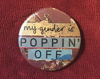 Gender pin | Etsy
