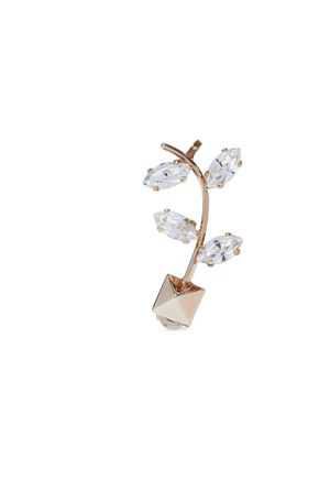 Gold-tone crystal earring | VALENTINO | Sale up to 70% off | THE OUTNET