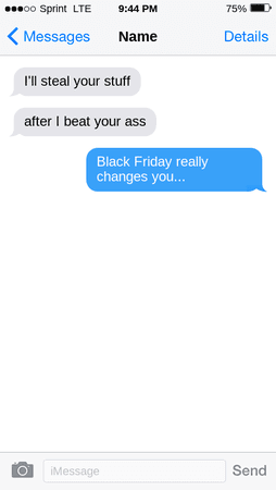Black Friday texts