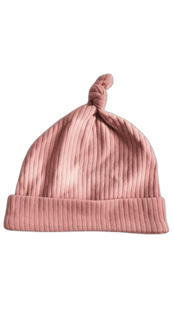 Dusty Pink Newborn Beanie | Newborn Hat | Baby Ribbed Beanie | Newborn Essentials |