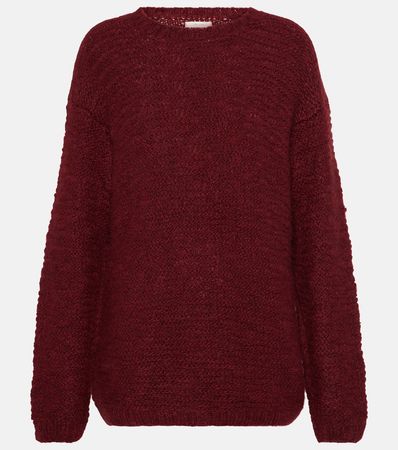 Cashmere Sweater in Burgundy - The Row | Mytheresa