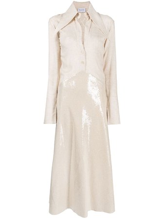 16 ARLINGTON Robe mi-longue Bailey Brodée De Sequins - Farfetch