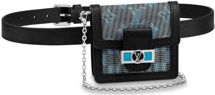 Louis Vuitton Bumbag Dauphine Damier Monogram LV Pop BB Blue