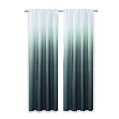 Latitude Run Wetterland Ombre Room Darkening Rod Pocket Curtain Panels & Reviews | Wayfair.ca
