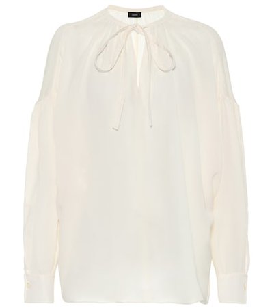 Elijah silk georgette blouse