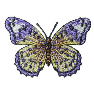 Butterfly 2 3/4" Periwinkle - PATCHWORK PANDA LLC
