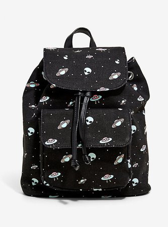 Alien Canvas Mini Slouch Backpack