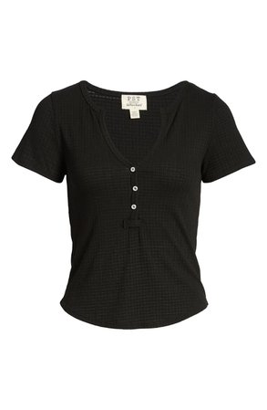 Project Social T V-Neck Button Top | Nordstrom