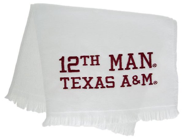 Texas A&M Embroidered 12th Man Towel $3