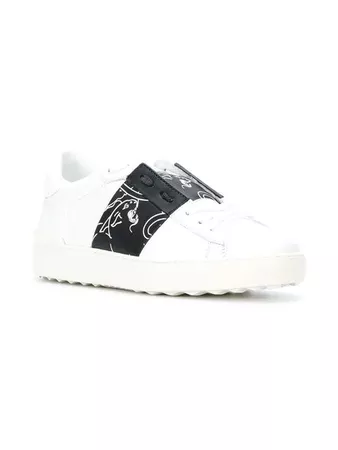 Valentino Open Panther Sneakers - Farfetch