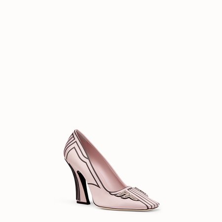 Pink satin court shoes - COURT SHOES | Fendi