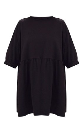 Black Smock Sweater Dress | Dresses | PrettyLittleThing
