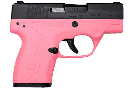 Beretta 9 MM Semi-Automatic Pink Gun