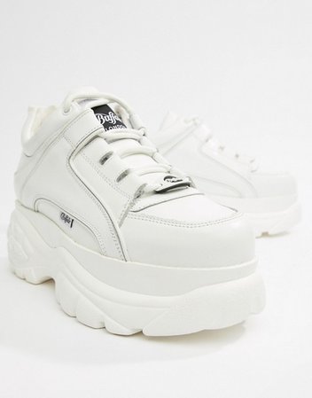 Buffalo Classic chunky sole trainers in white | ASOS