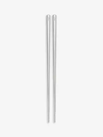 CHRISTOFLE - Infini pair of silver-plated metal-alloy chopsticks | Selfridges.com
