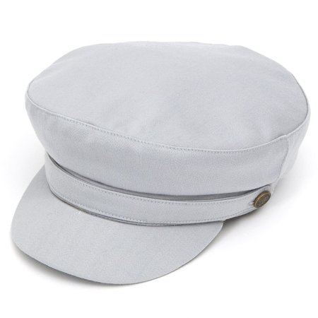 White Breton cap hat