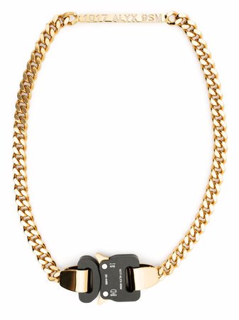 1017 ALYX 9SM buckle fastening curb chain necklace - FARFETCH
