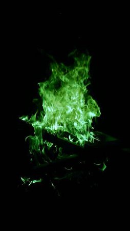 Green fire discovered by JoJo on We Heart It