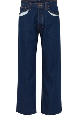 Maison Margiela | Cutout high-rise straight-leg jeans | NET-A-PORTER.COM