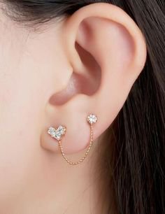 Plated Dipper Hook Stud Earrings [Video] [Video] | Ear cuff earings, Ear jewelry, Gold earrings wedding