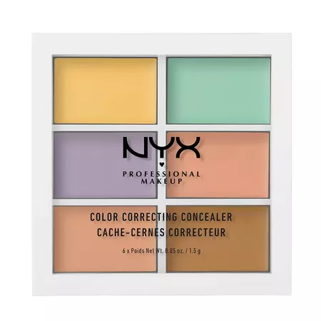 Nyx Professional Makeup Color Correcting Palette - Medium - 0.3oz : Target