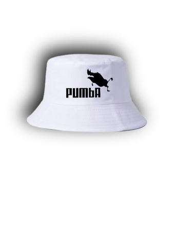 Pumba Lion King white bucket hat funny