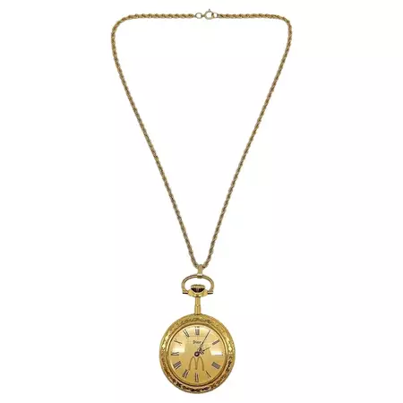Christian Dior | Pendant Watch Necklace 1980s For Sale at 1stDibs