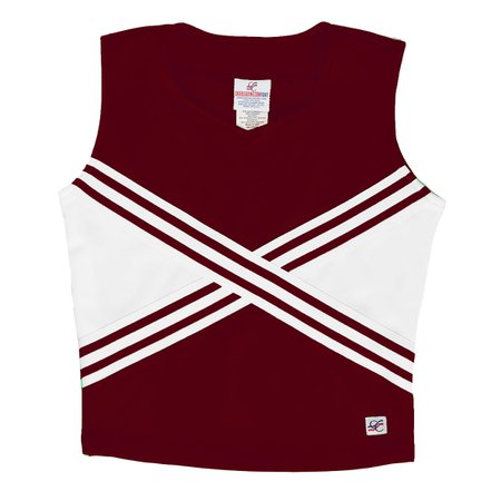 Maroon Cheerleading Shell Shirt
