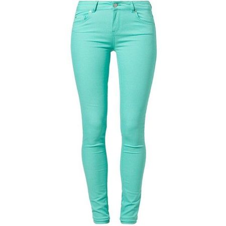 turquoise skinny jeans