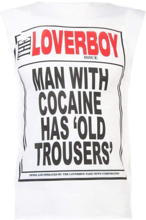 Charles Jeffrey Loverboy old trousers tank top