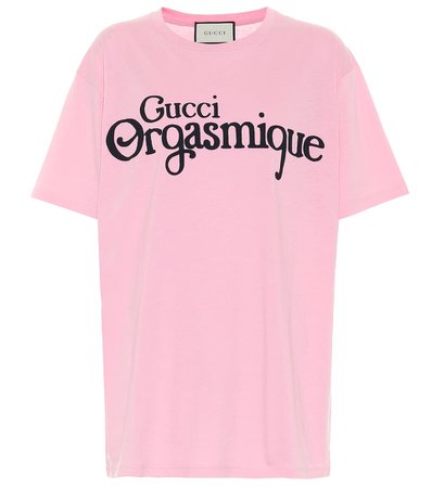 Orgasmique Cotton T-Shirt - Gucci | Mytheresa