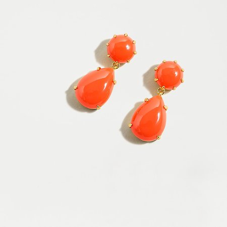 J.Crew: Double Stone Drop Earrings For Women