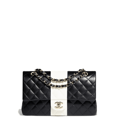 Black and White Chanel Bag