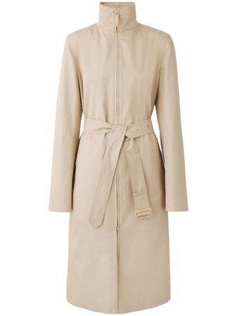 Burberry Funnel Neck Trench Coat - Farfetch
