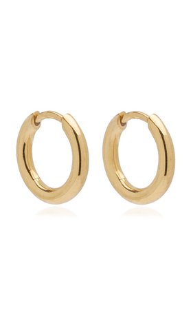 Tom Wood Small Classic Hoop Gold-Plated Earrings
