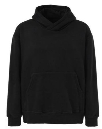 h_esnts black oversized hoodie