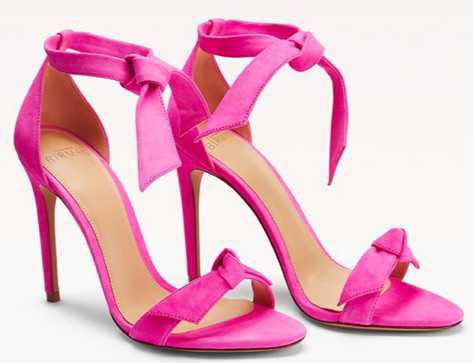 Bright pink sandals