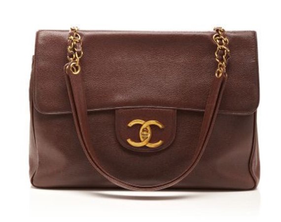 brown leather chanel bag