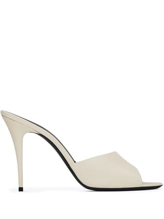 Shop Saint Laurent Sexy 95mm sandals with Express Delivery - FARFETCH
