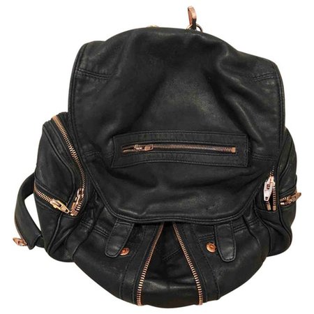Marti leather backpack Alexander Wang Black in Leather - 8915028