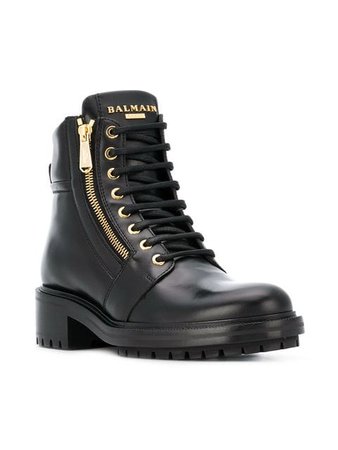 Balmain lace-up ankle boots
